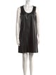 Lisa Perry Lambskin Mini Dress