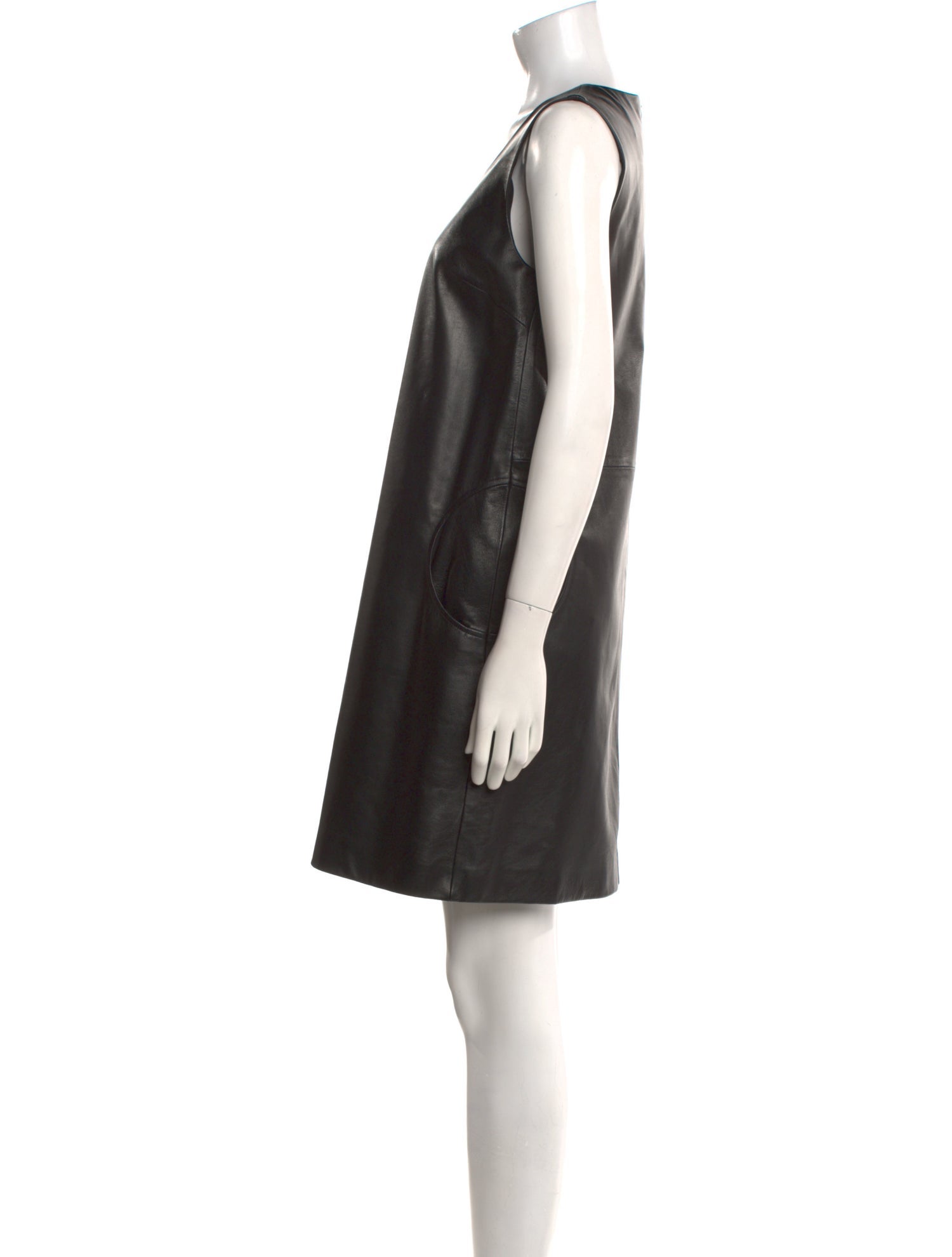 Lisa Perry Lambskin Mini Dress