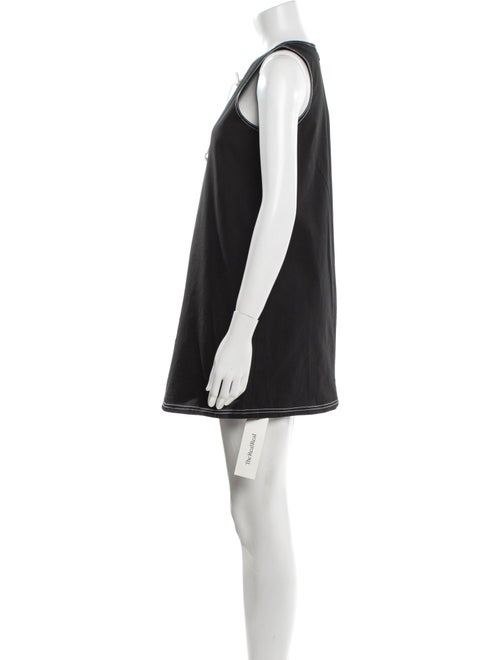 Lisa Perry Crew Neck Mini Dress