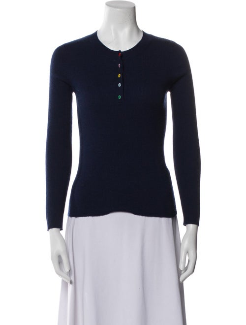 Lisa Perry Cashmere Scoop Neck Sweater