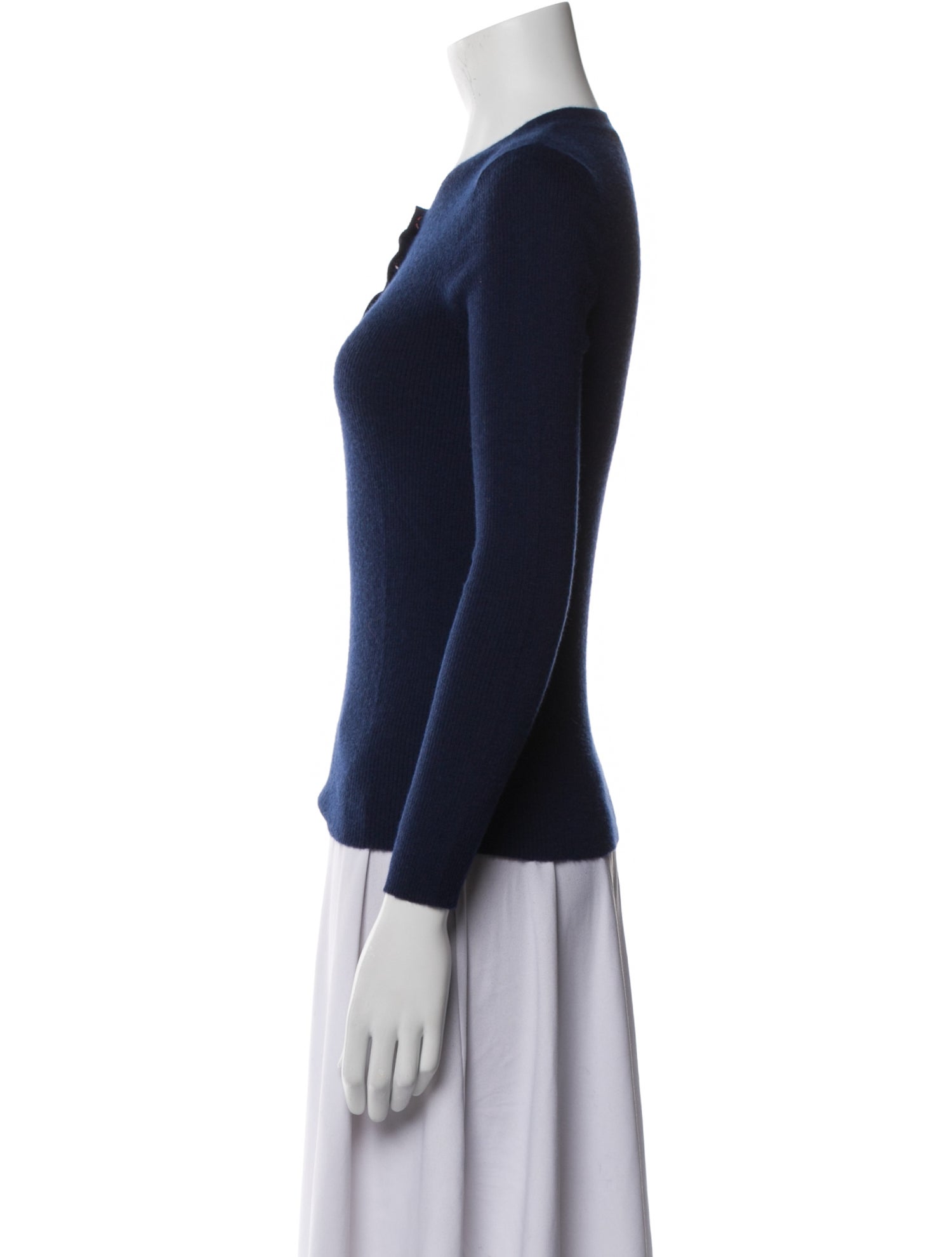 Lisa Perry Cashmere Scoop Neck Sweater