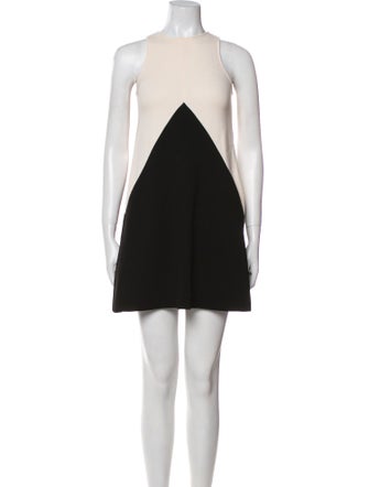 Lisa Perry Virgin Wool Mini Dress