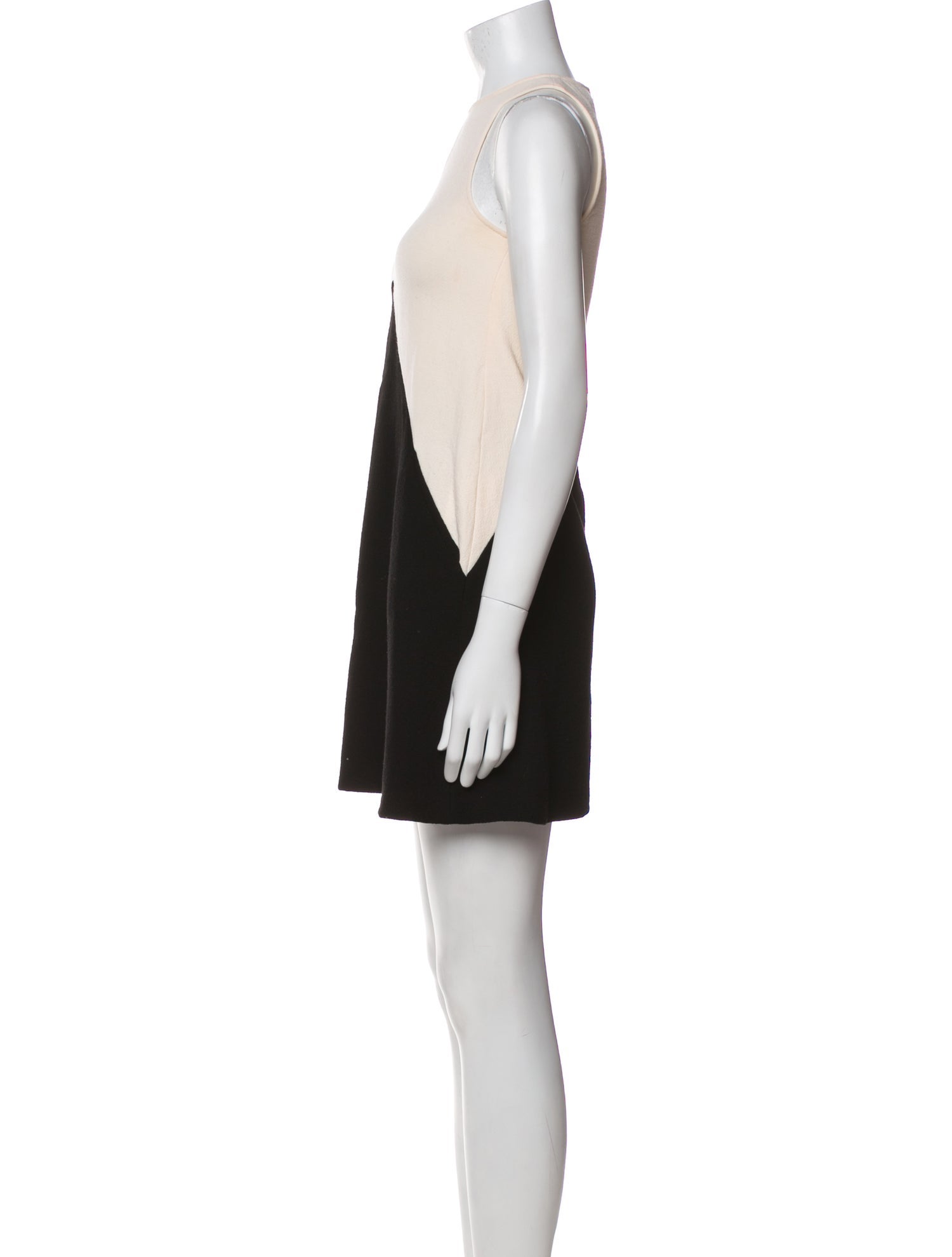 Lisa Perry Virgin Wool Mini Dress