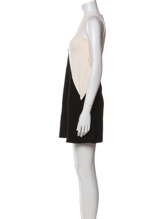 Lisa Perry Virgin Wool Mini Dress