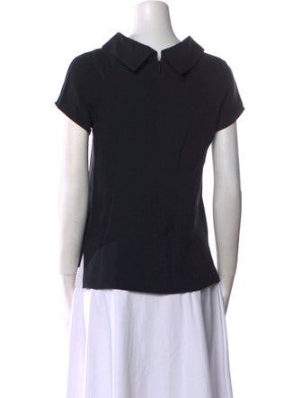 Lisa Perry Silk Cowl Neck T-Shirt