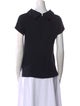 Lisa Perry Silk Cowl Neck T-Shirt
