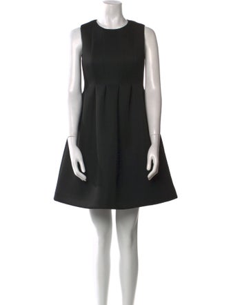 Lisa Perry Crew Neck Mini Dress