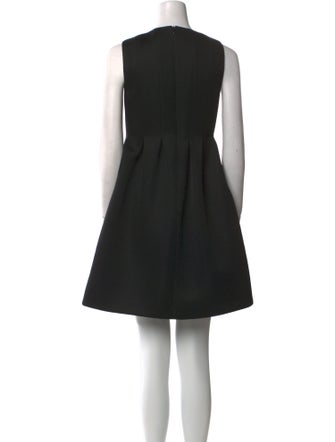 Lisa Perry Crew Neck Mini Dress