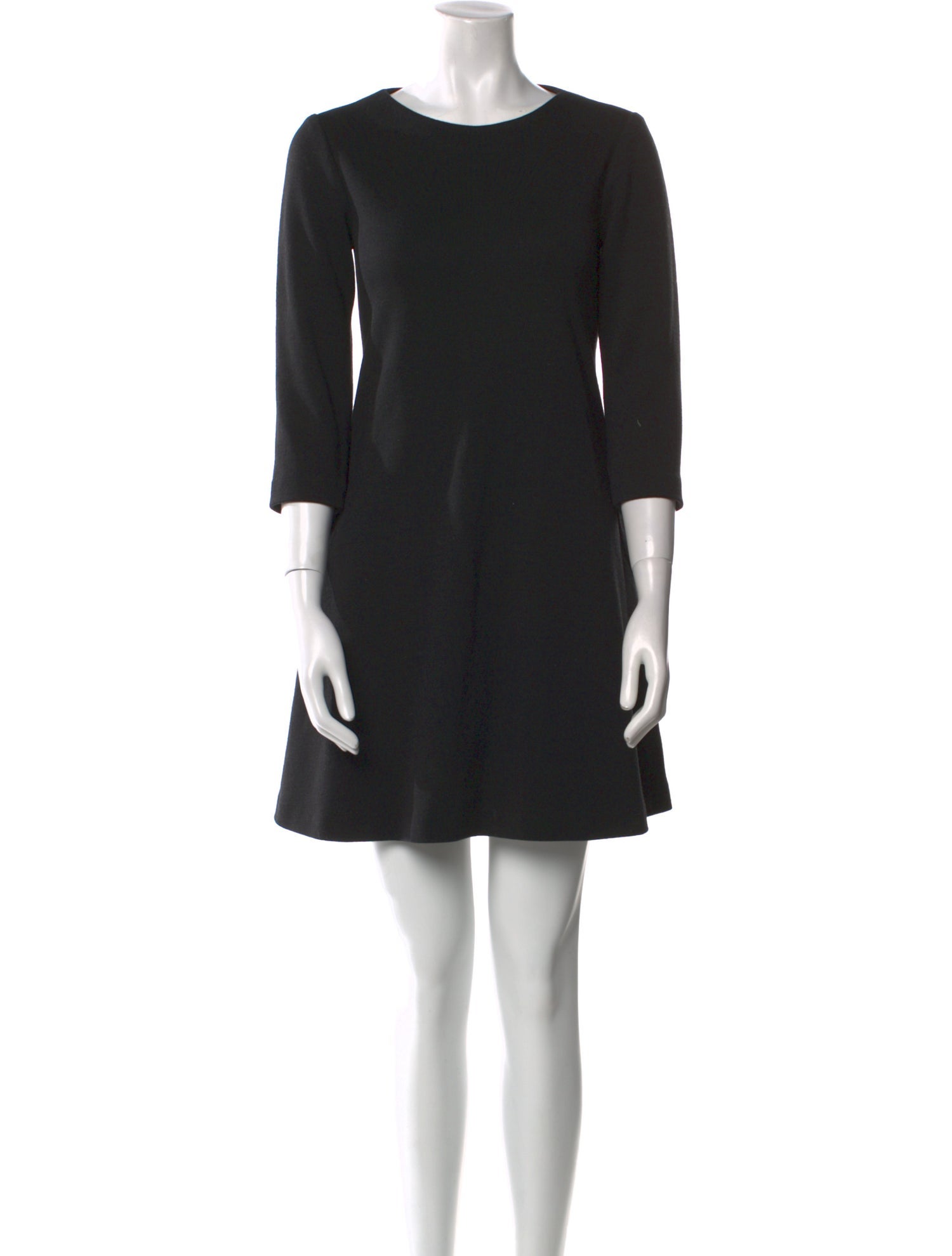 Lisa Perry Bateau Neckline Mini Dress