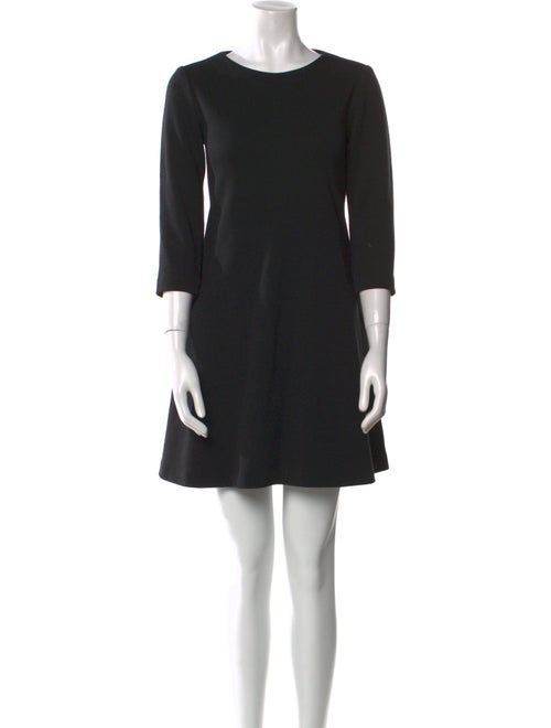 Lisa Perry Bateau Neckline Mini Dress
