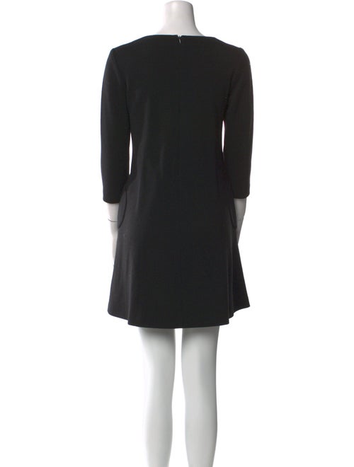 Lisa Perry Bateau Neckline Mini Dress