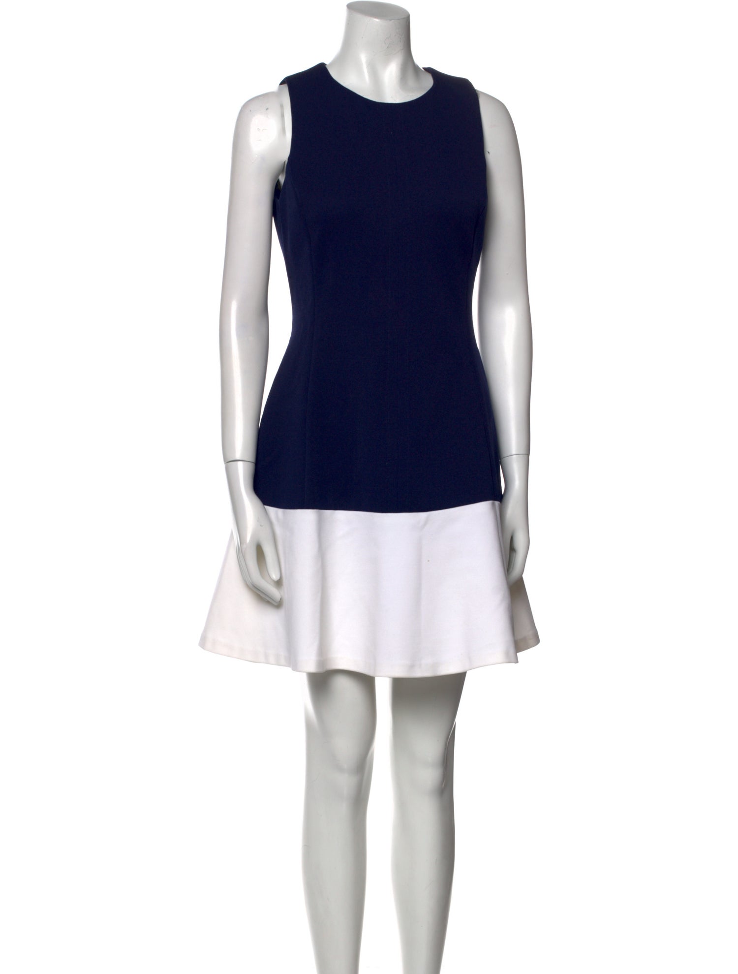 Lisa Perry Crew Neck Mini Dress