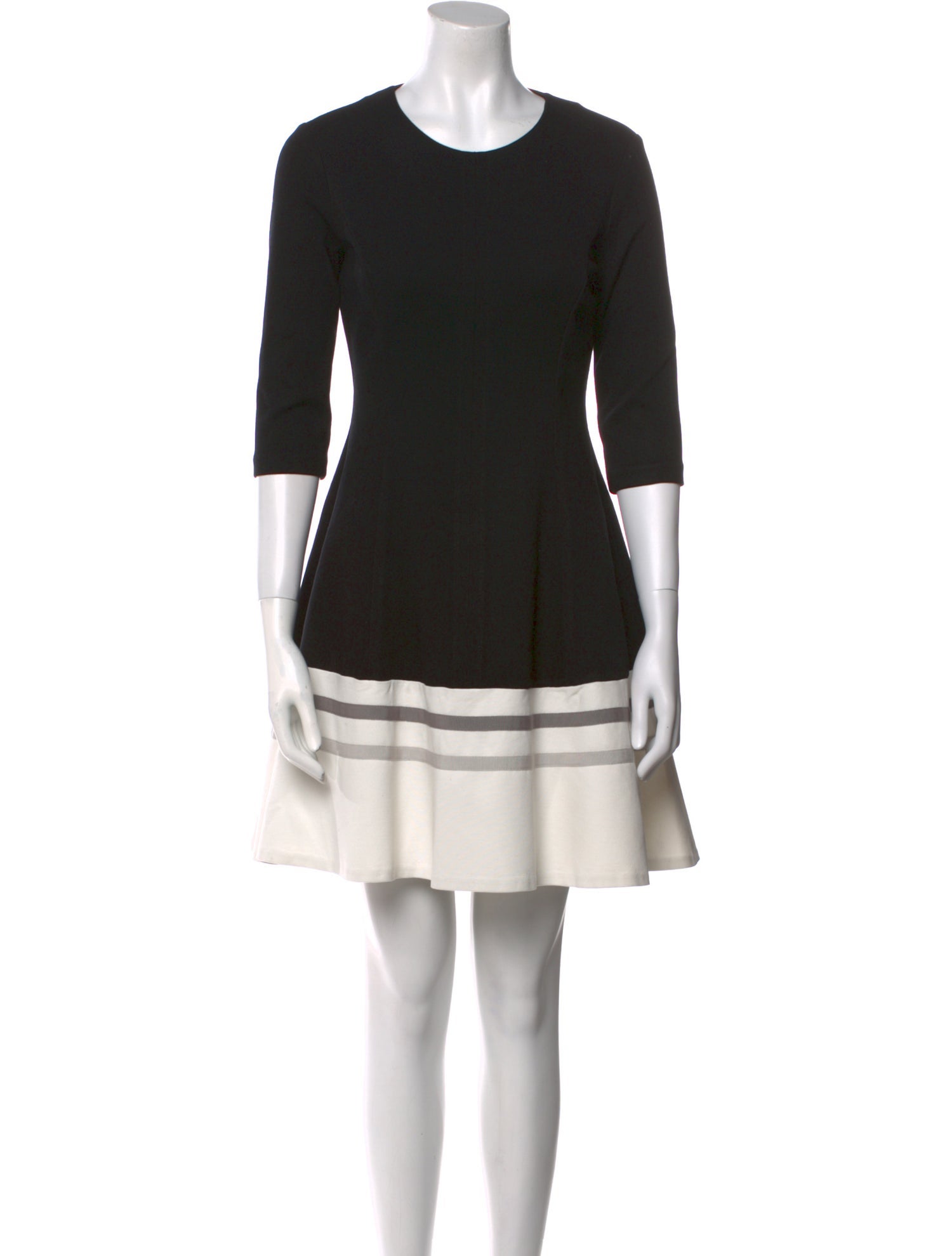 Lisa Perry Crew Neck Mini Dress