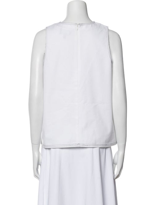 Lisa Perry V-Neck Sleeveless Blouse