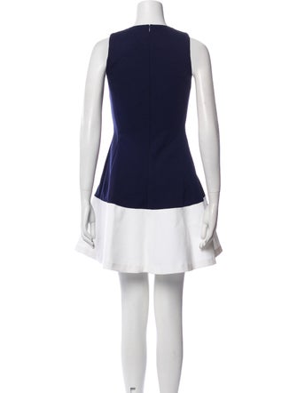 Lisa Perry Crew Neck Mini Dress