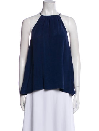 Lisa Perry Silk Halterneck Blouse