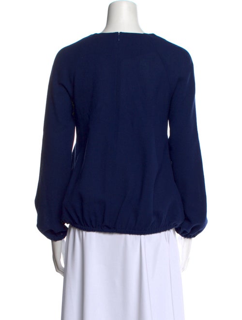 Lisa Perry Wool Bateau Neckline Sweatshirt