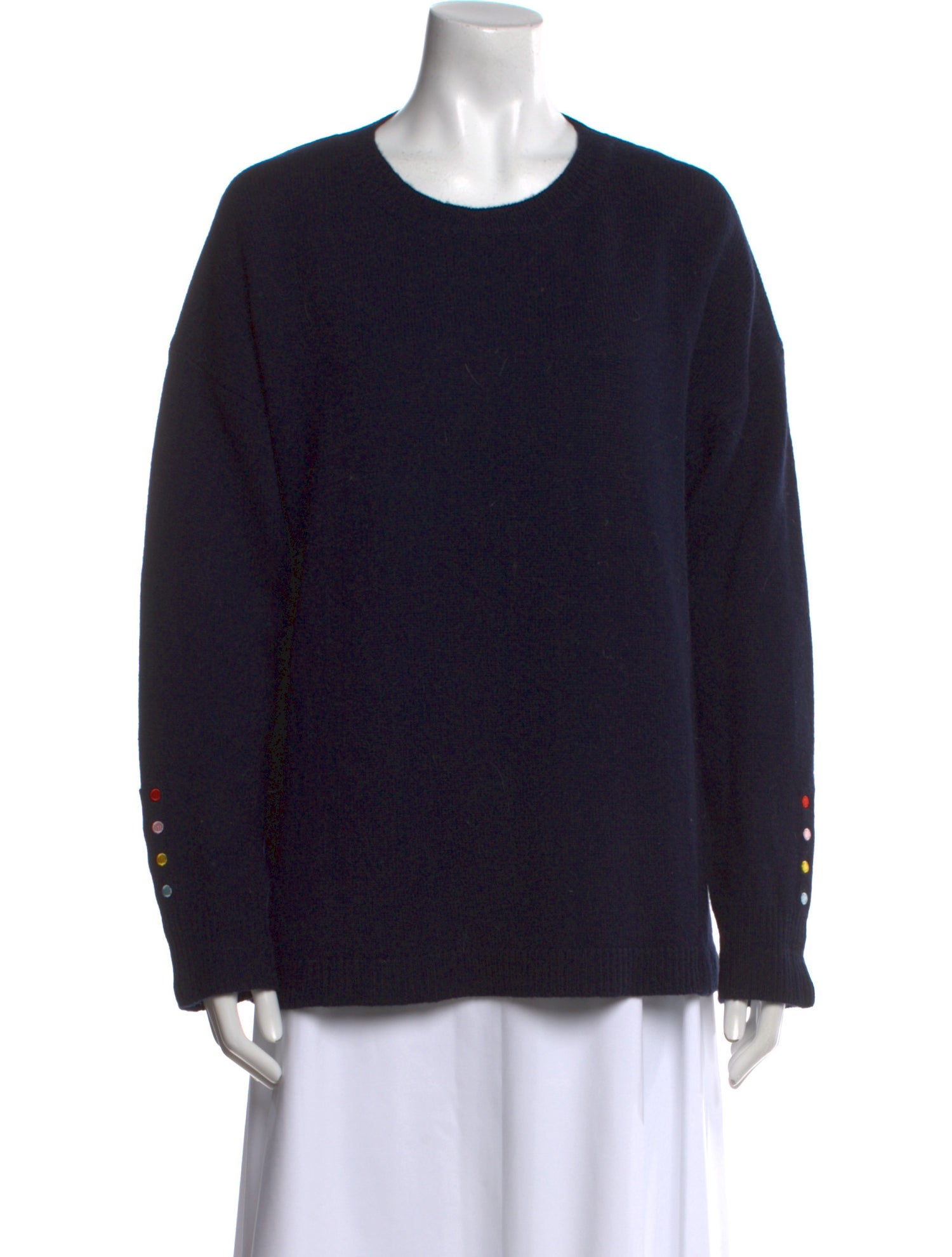 Lisa Perry Cashmere Scoop Neck Sweater