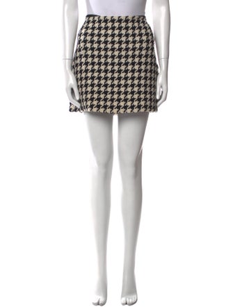 Lisa Perry Virgin Wool Mini Skirt