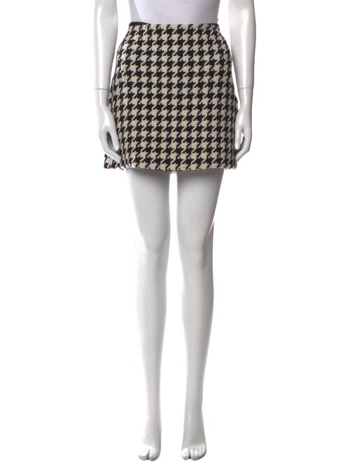 Lisa Perry Virgin Wool Mini Skirt