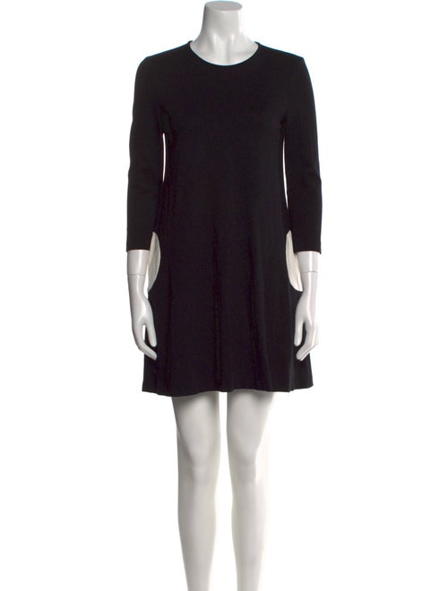 Lisa Perry Crew Neck Mini Dress