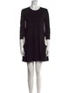Lisa Perry Crew Neck Mini Dress