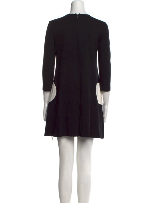 Lisa Perry Crew Neck Mini Dress