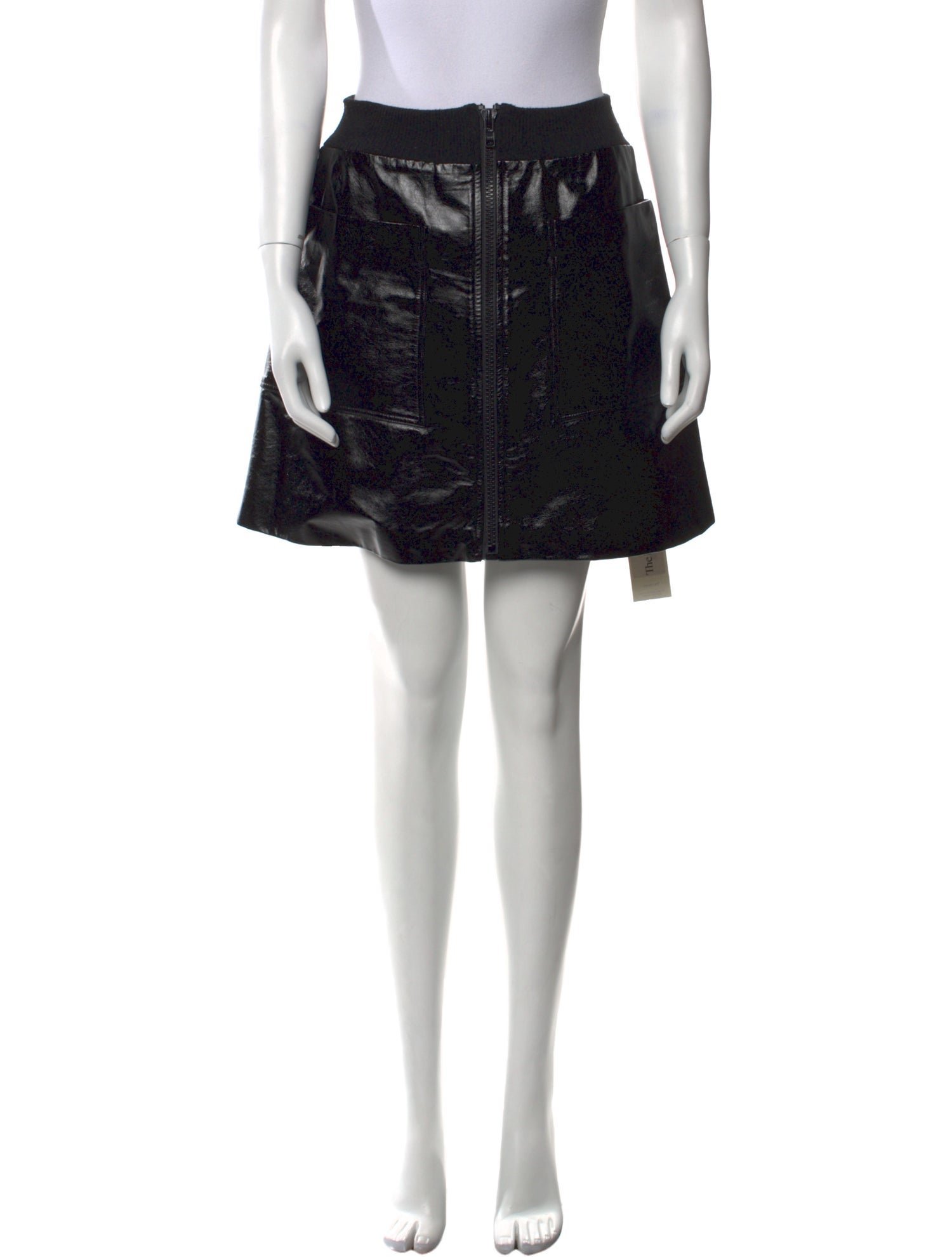 Lisa Perry Leather Mini Skirt