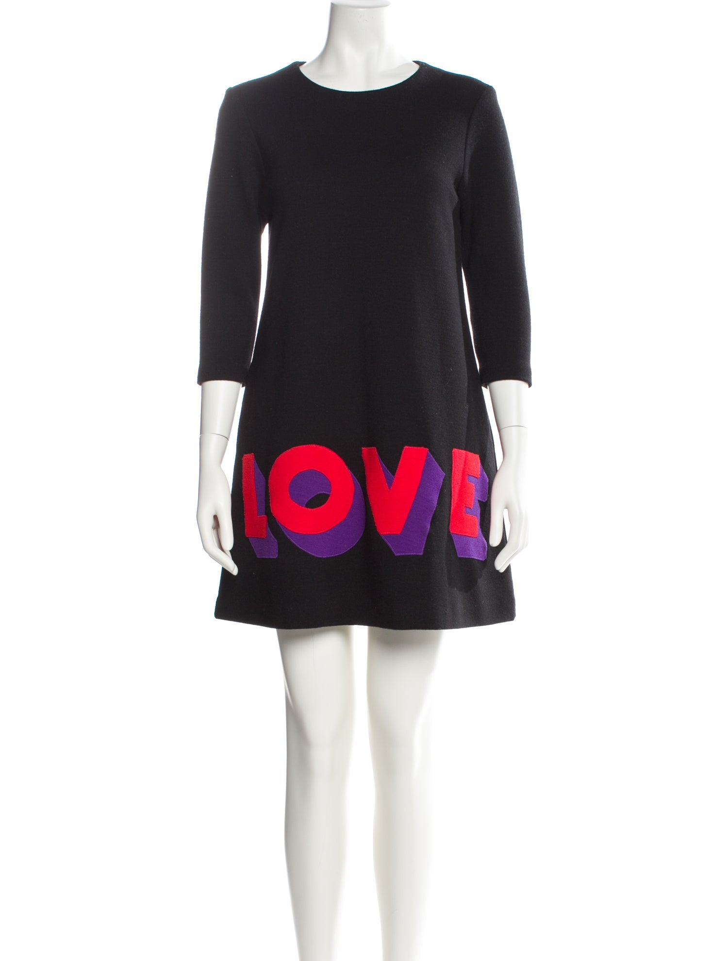 Lisa Perry Wool Mini Dress