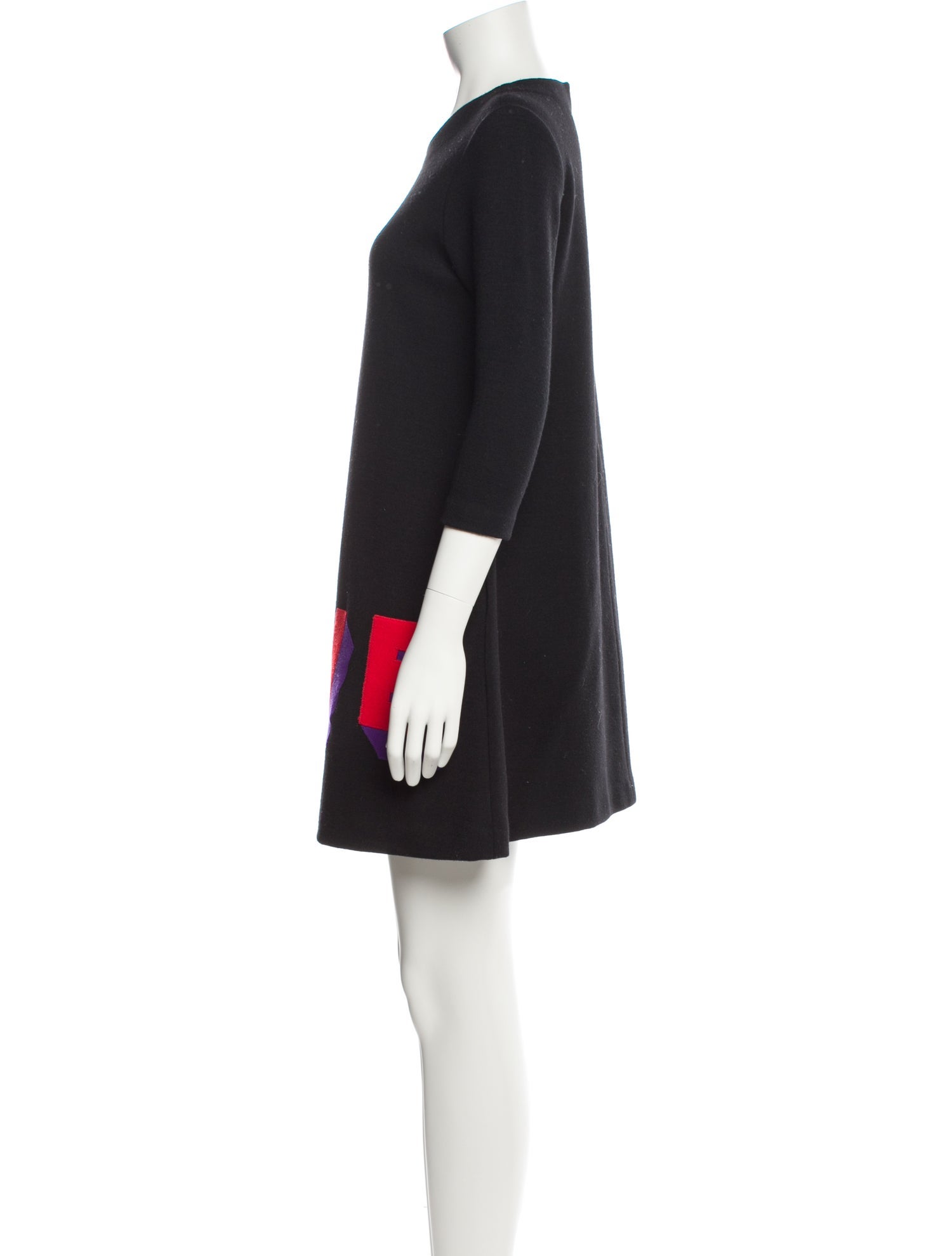 Lisa Perry Wool Mini Dress