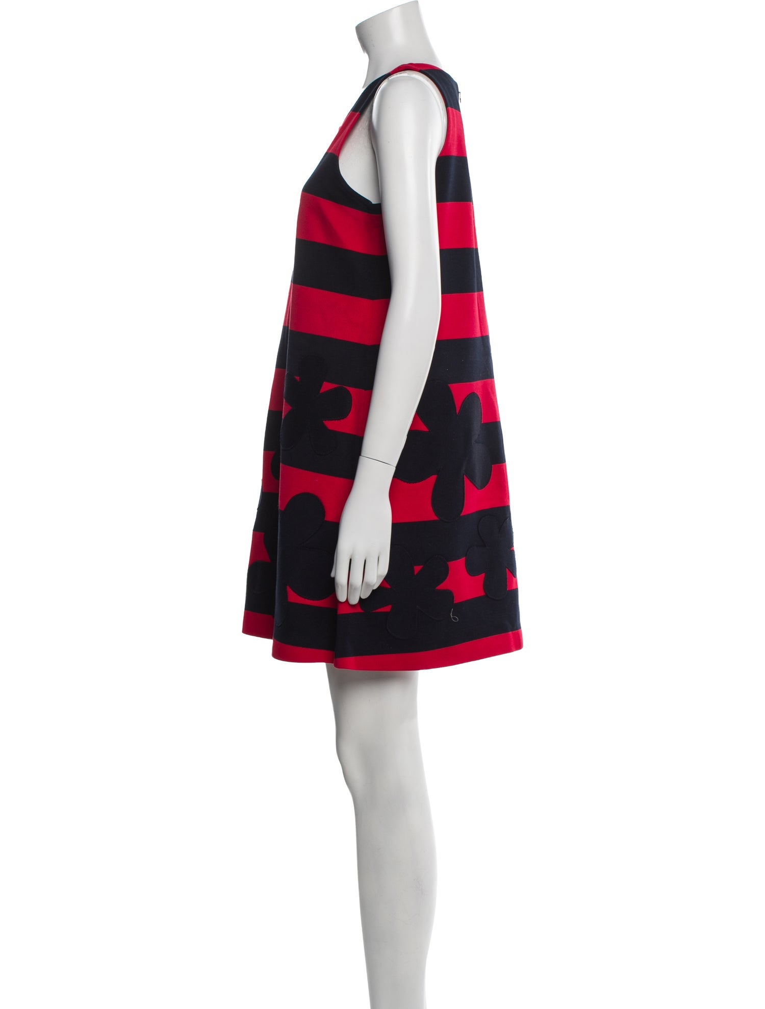 Lisa Perry Striped Mini Dress