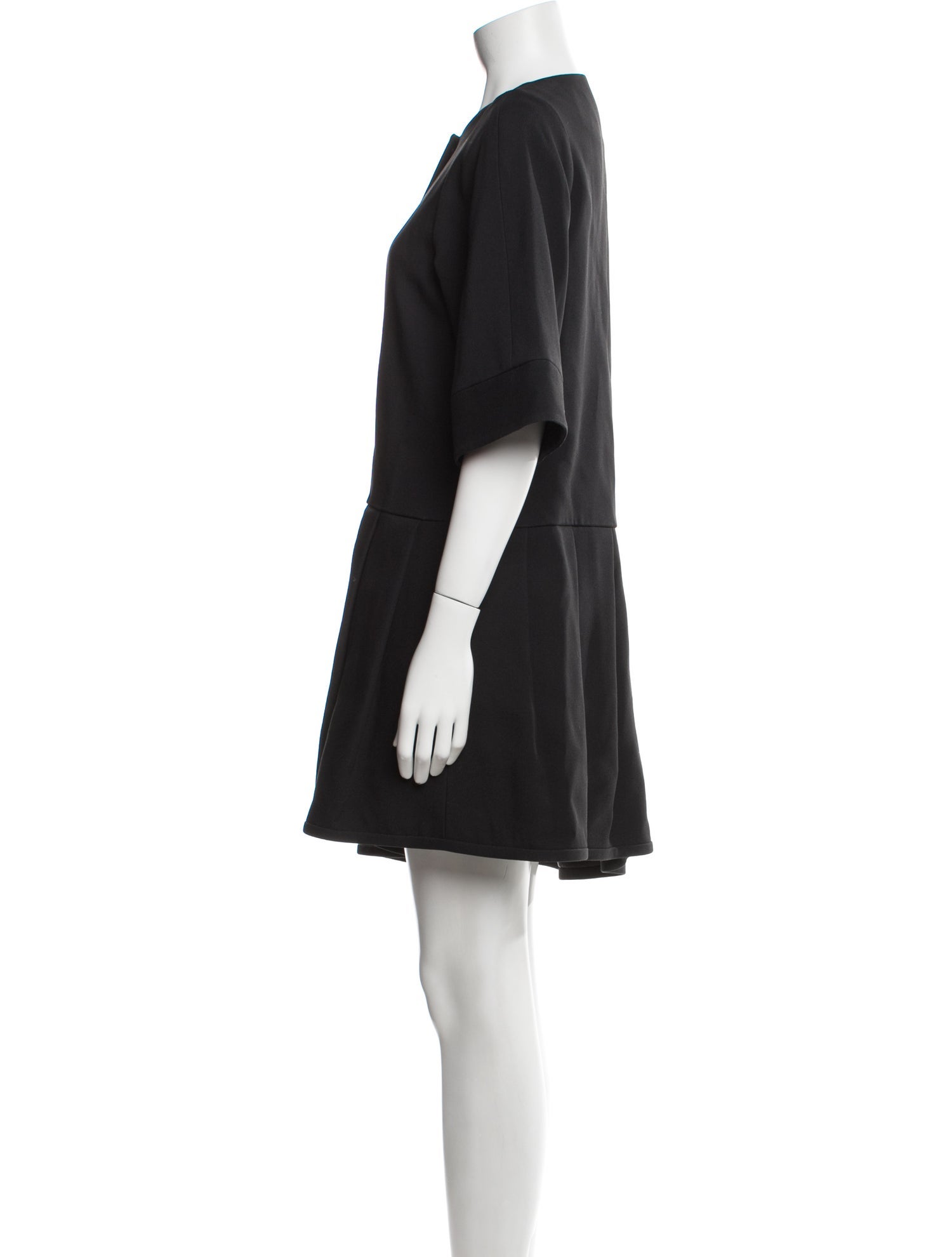 Lisa Perry Crew Neck Mini Dress