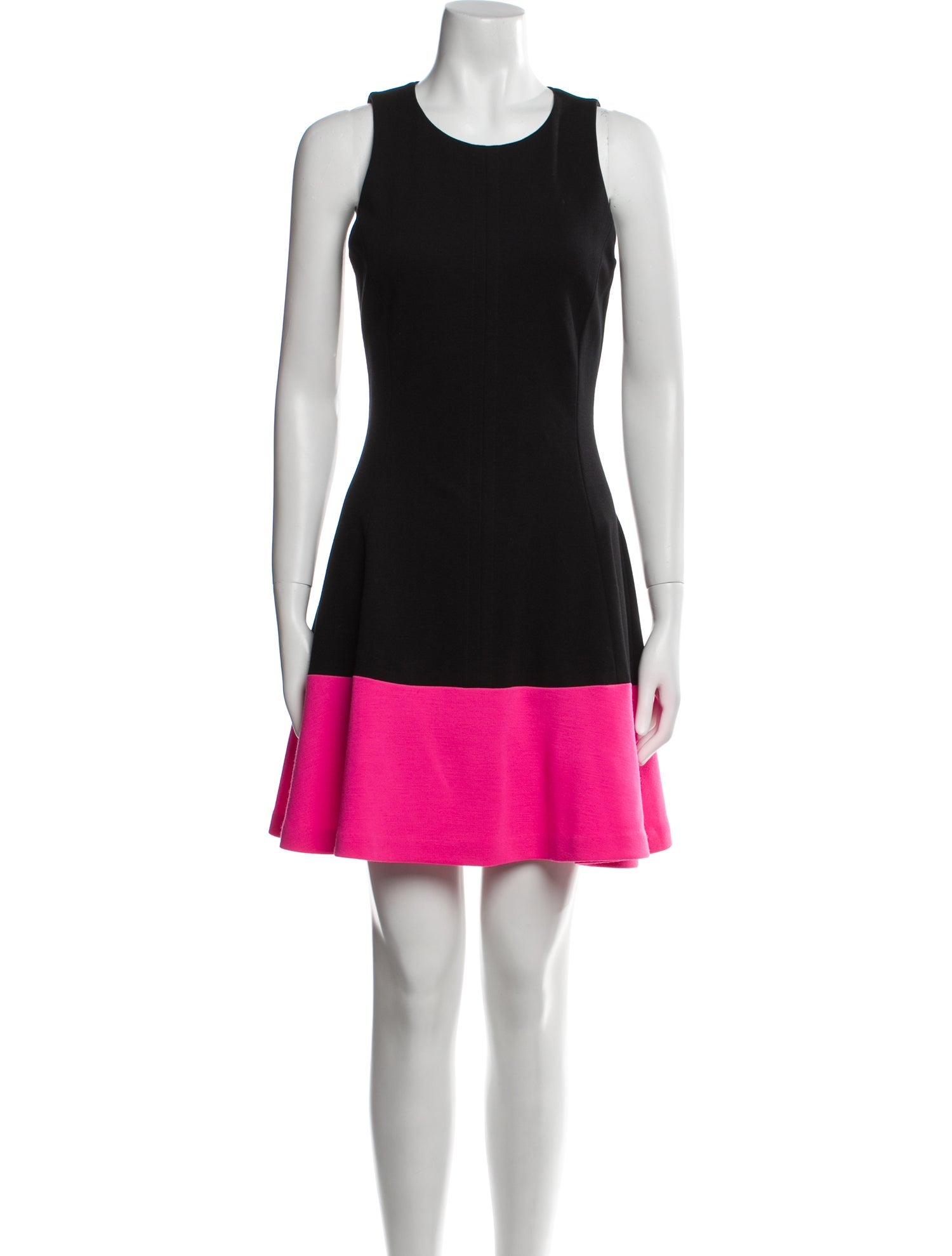 Lisa Perry Crew Neck Mini Dress