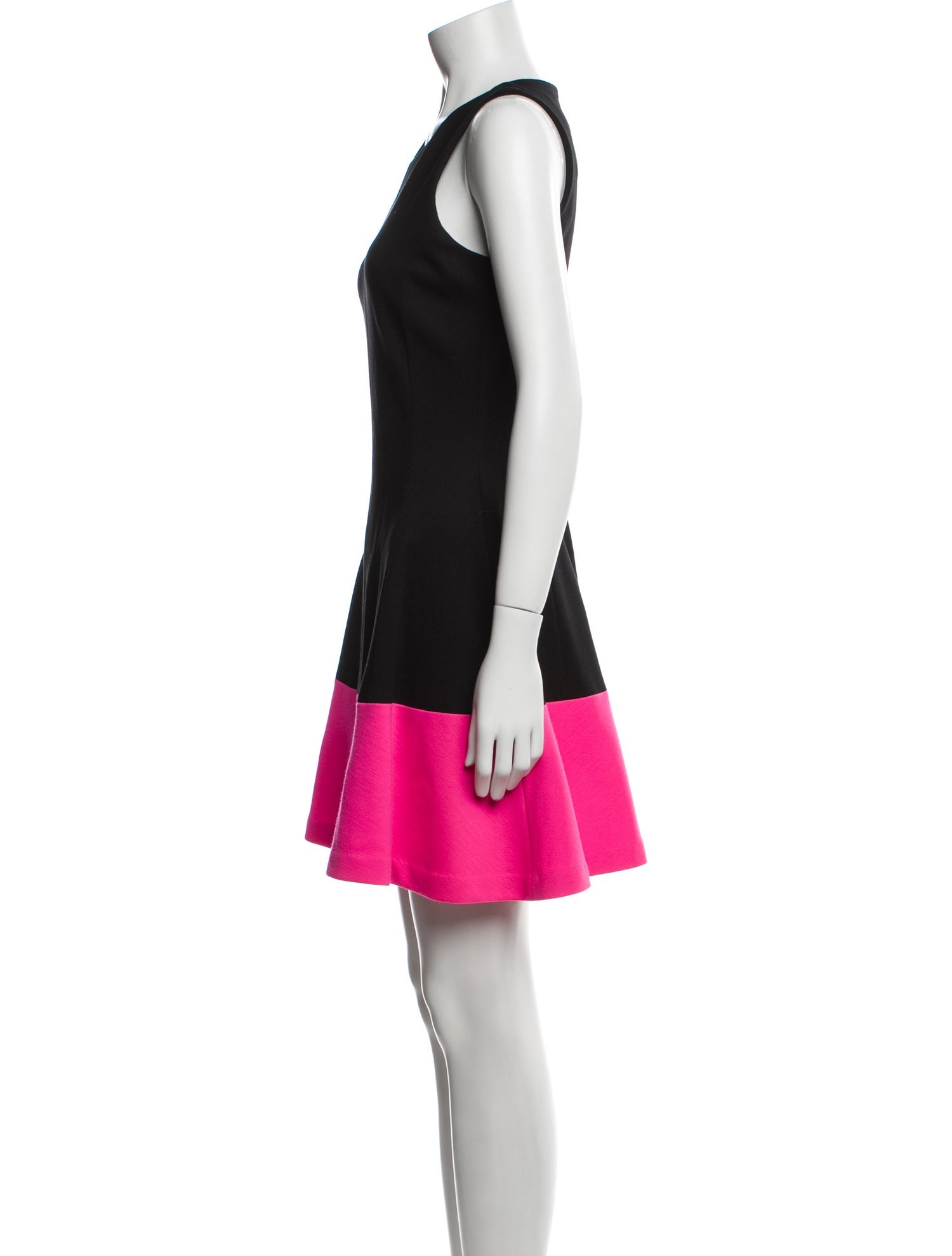 Lisa Perry Crew Neck Mini Dress