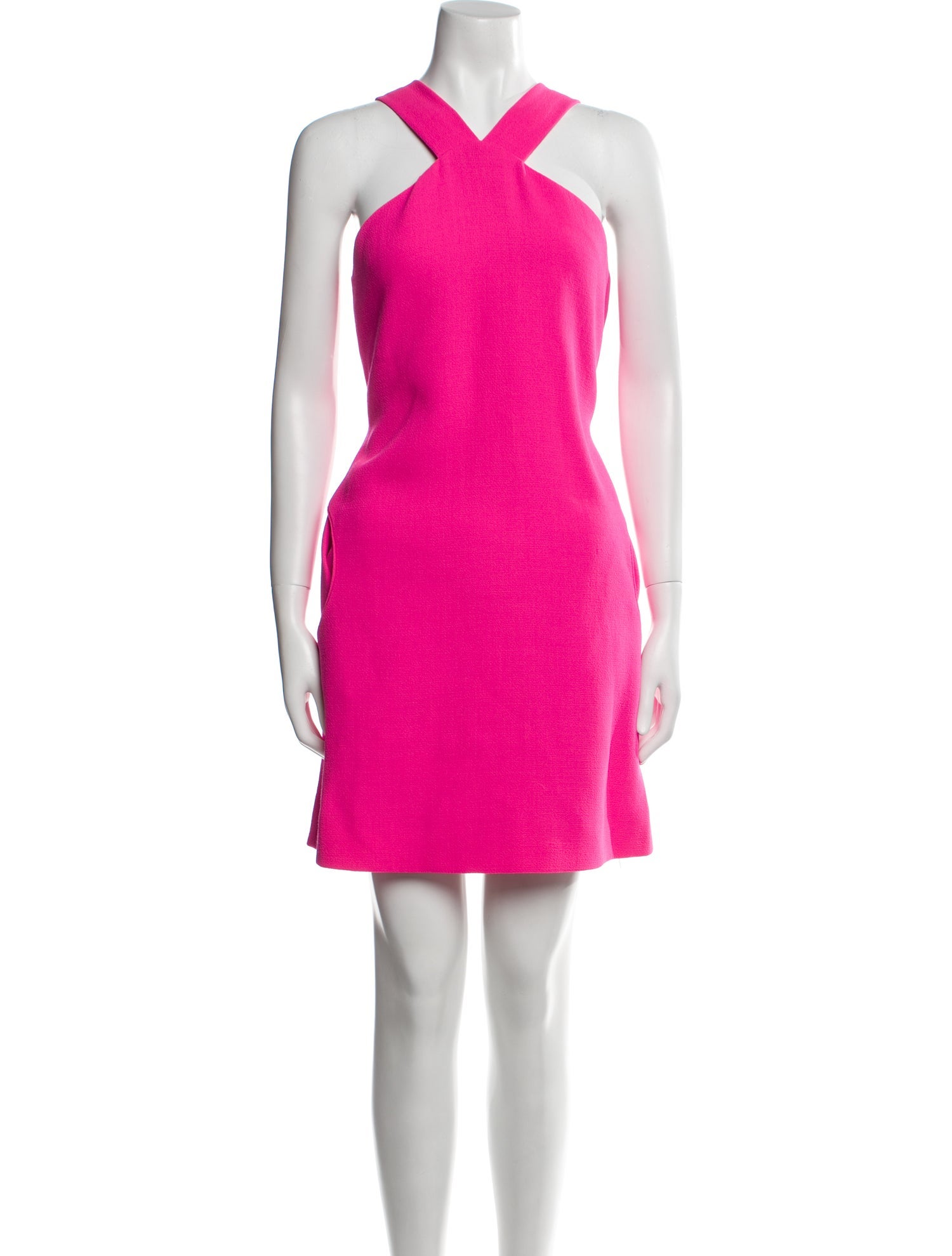 Lisa Perry Halterneck Mini Dress