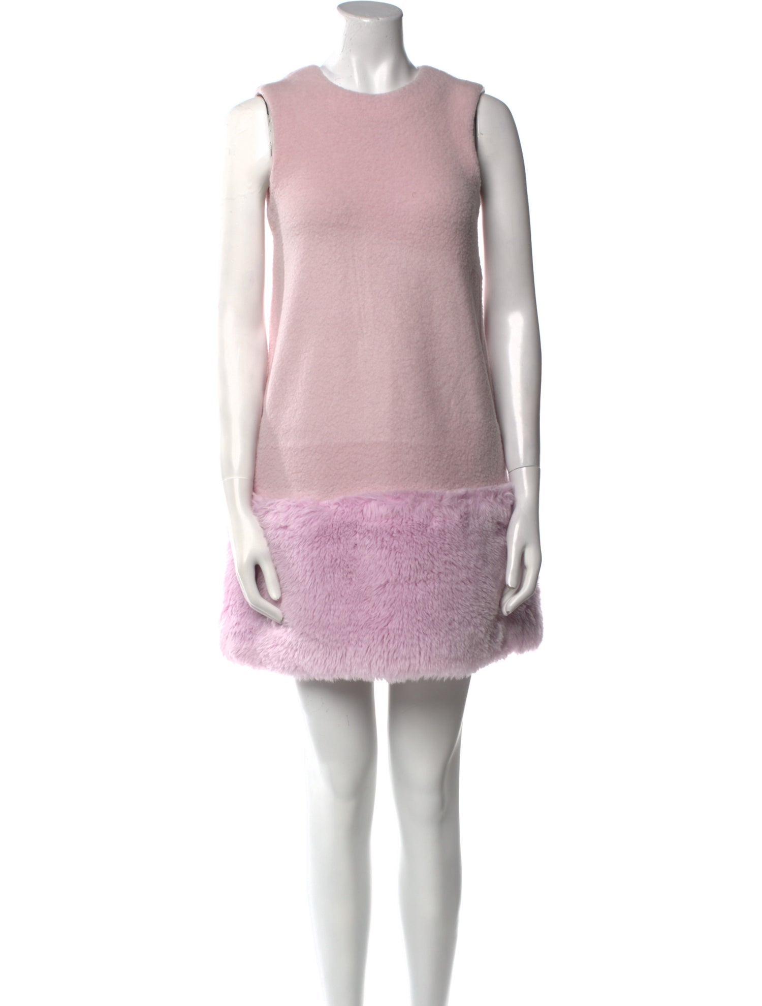 Lisa Perry Virgin Wool Mini Dress
