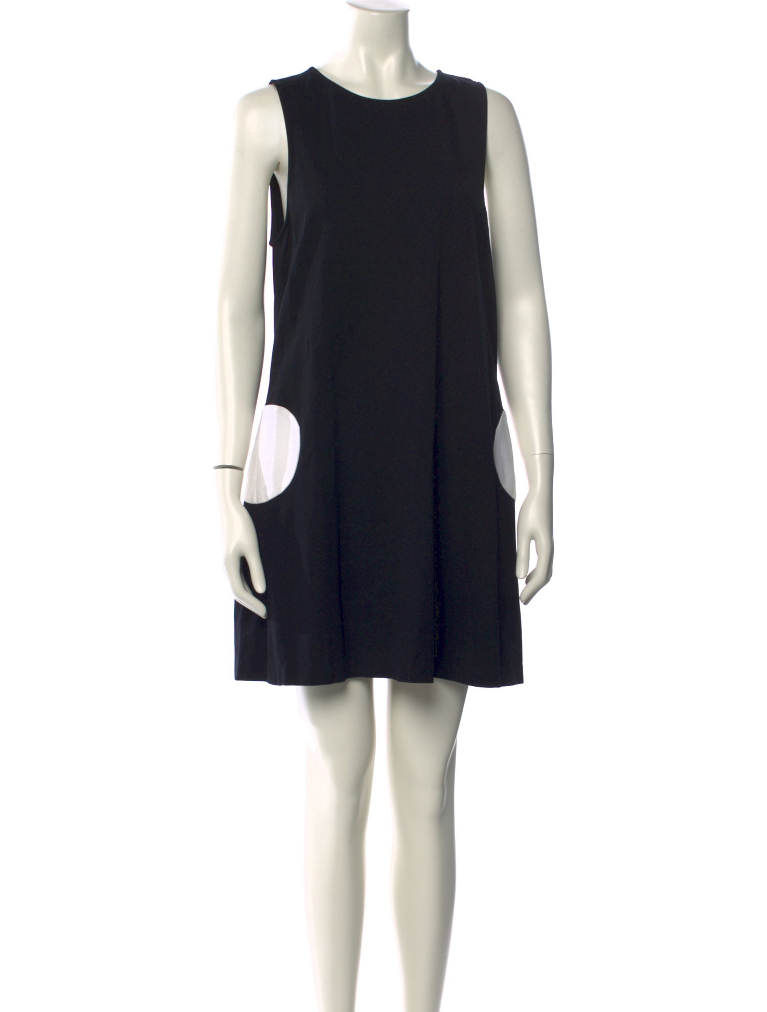 Lisa Perry Crew Neck Mini Dress