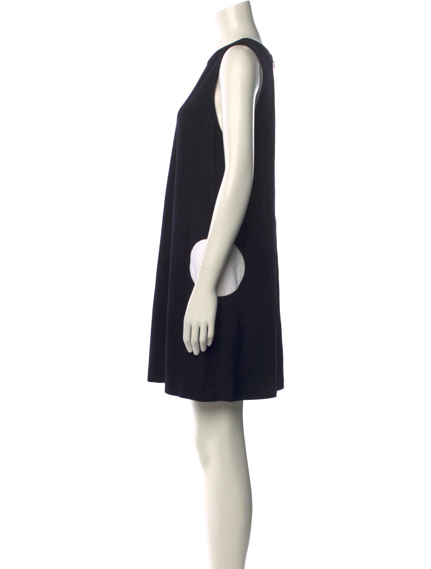 Lisa Perry Crew Neck Mini Dress