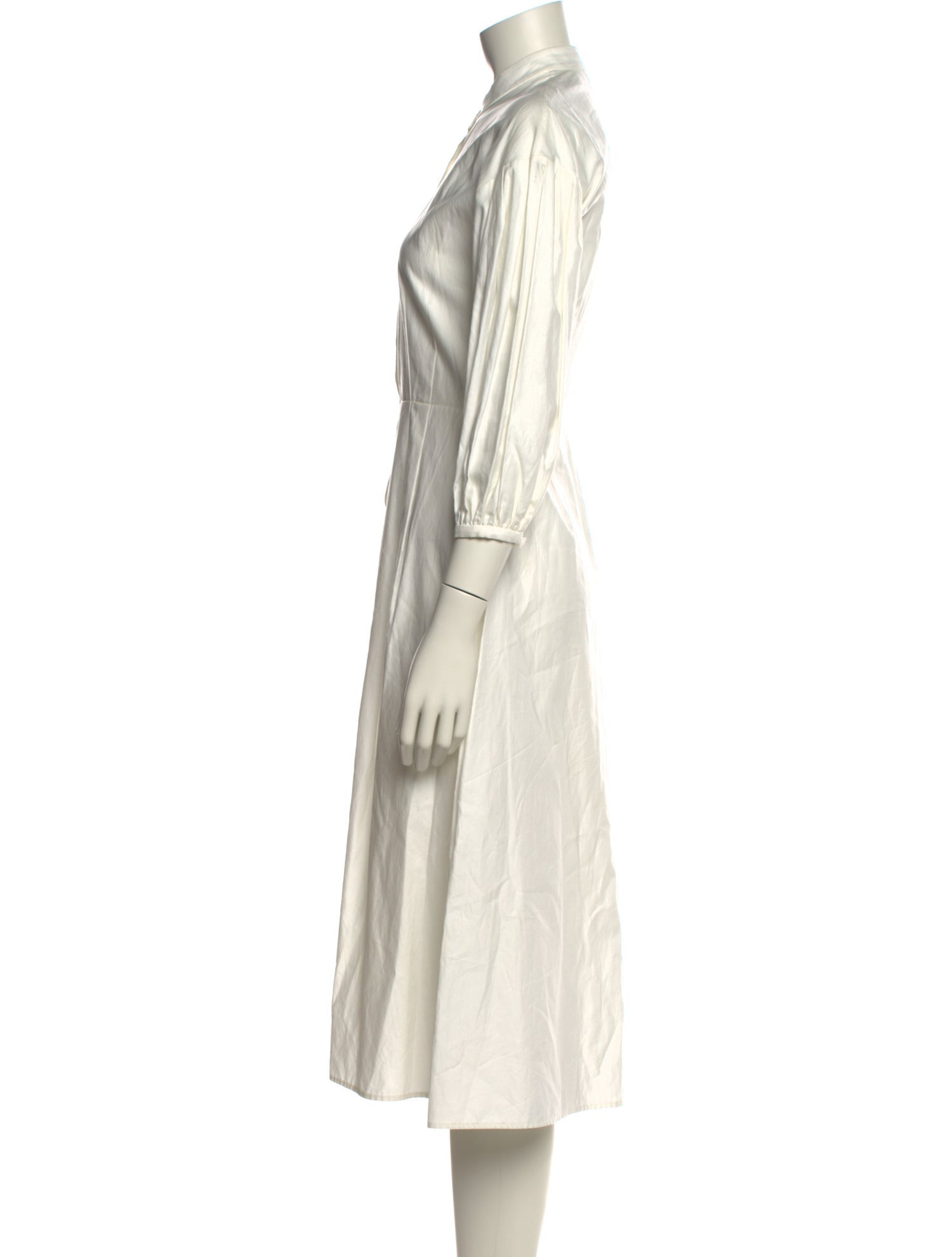 Lisa Perry Mock Neck Midi Length Dress