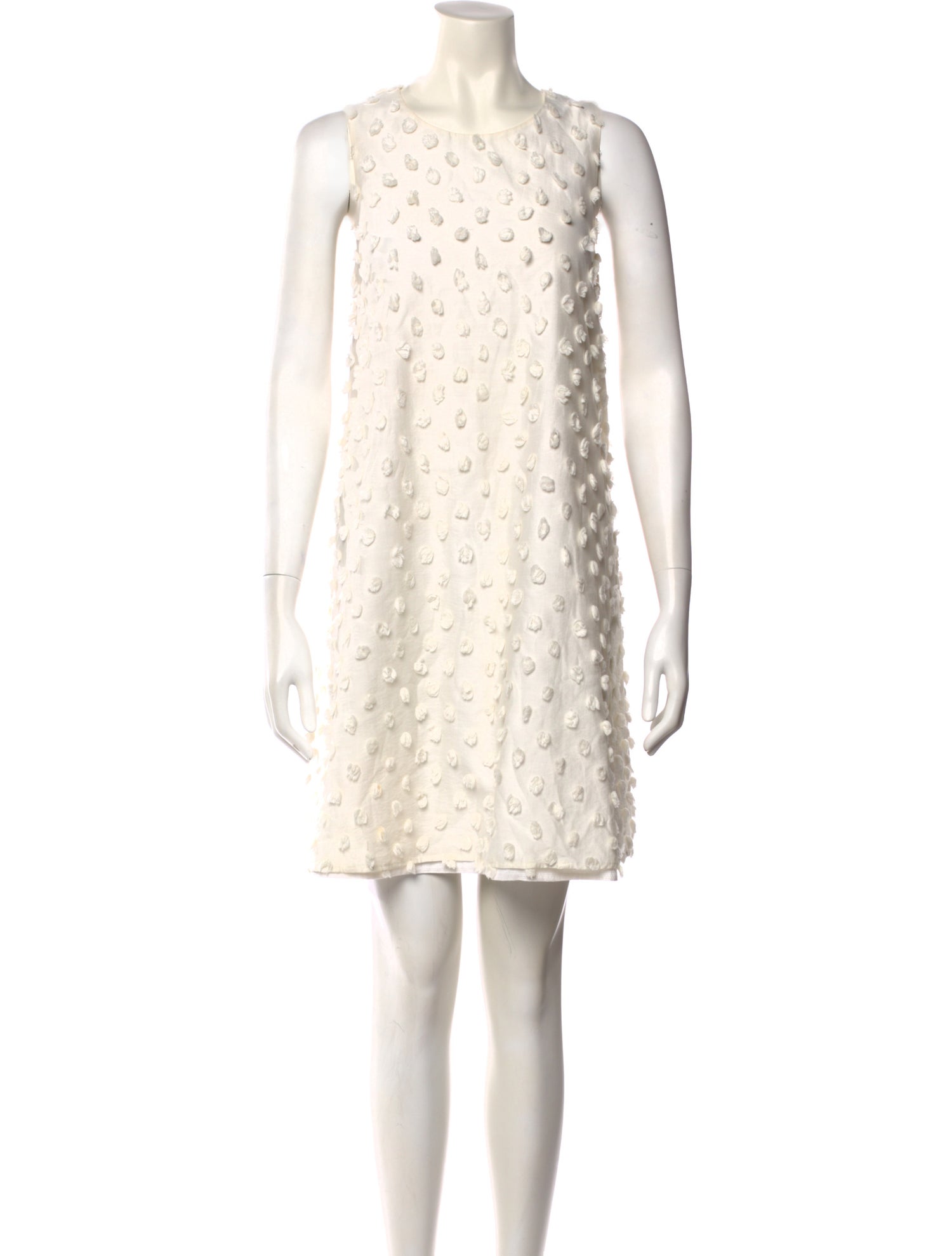 Lisa Perry Crew Neck Mini Dress