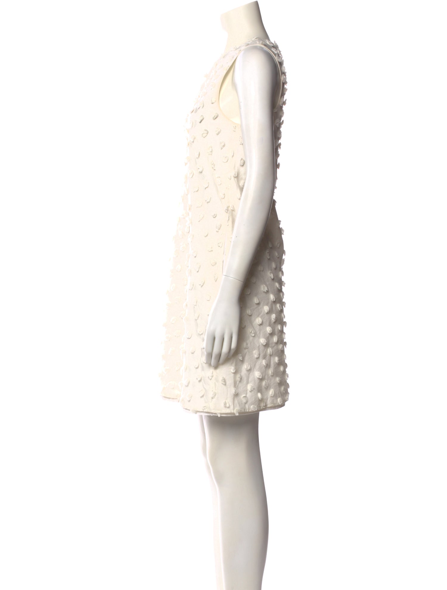 Lisa Perry Crew Neck Mini Dress