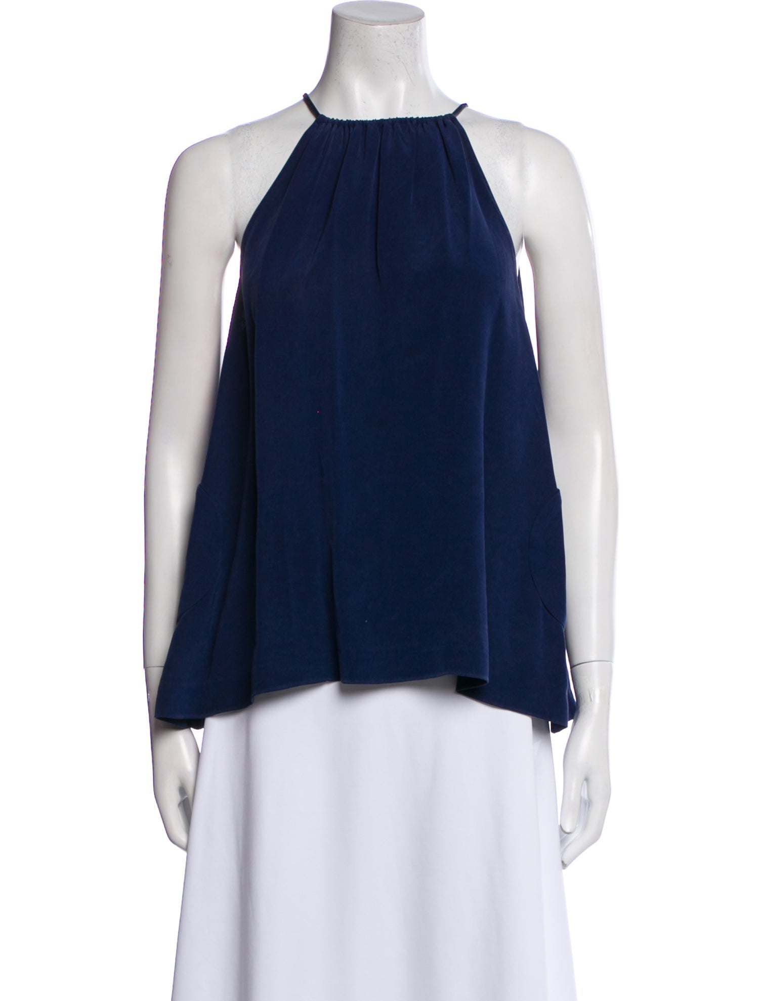 Lisa Perry Silk Halterneck Blouse