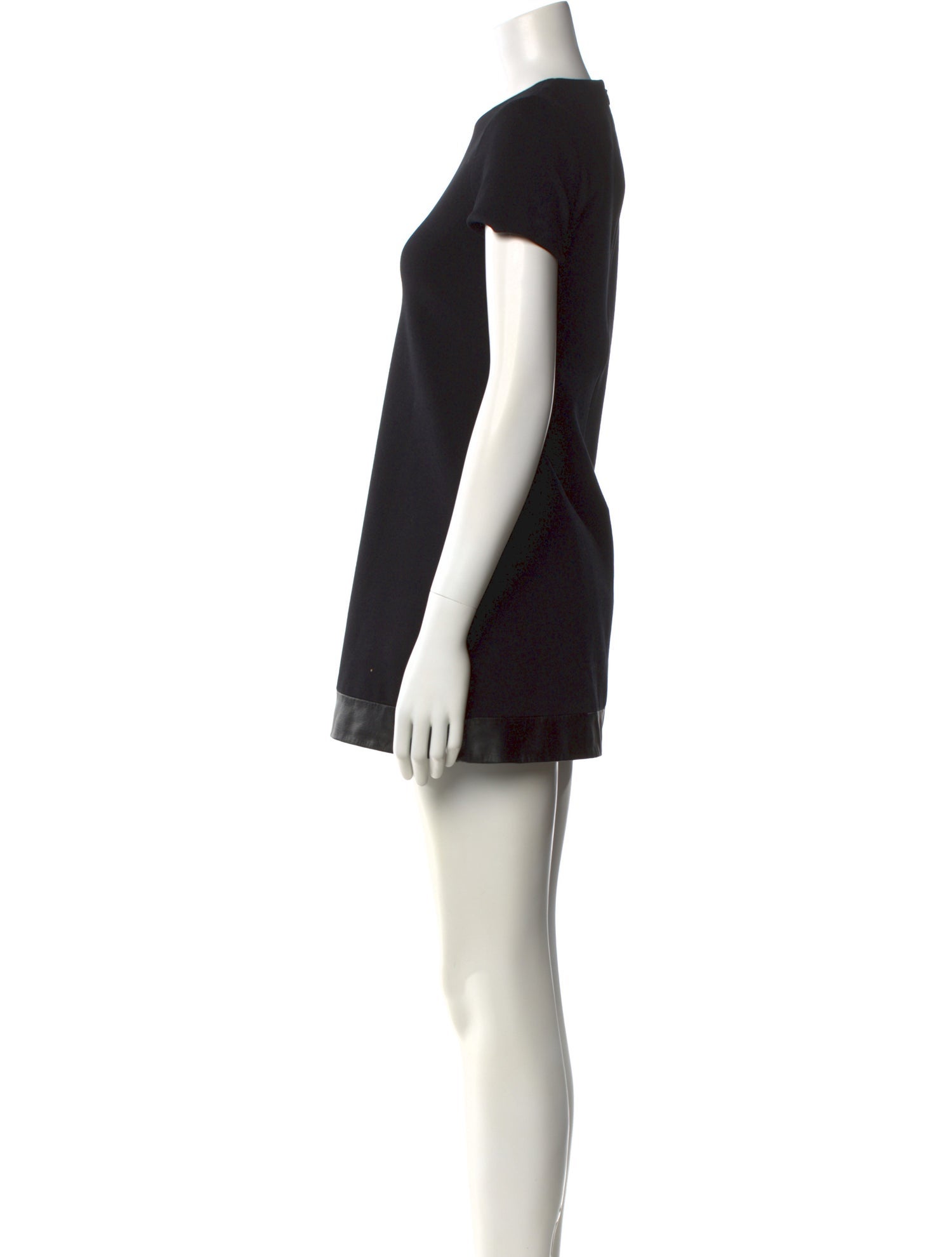 Lisa Perry Crew Neck Mini Dress