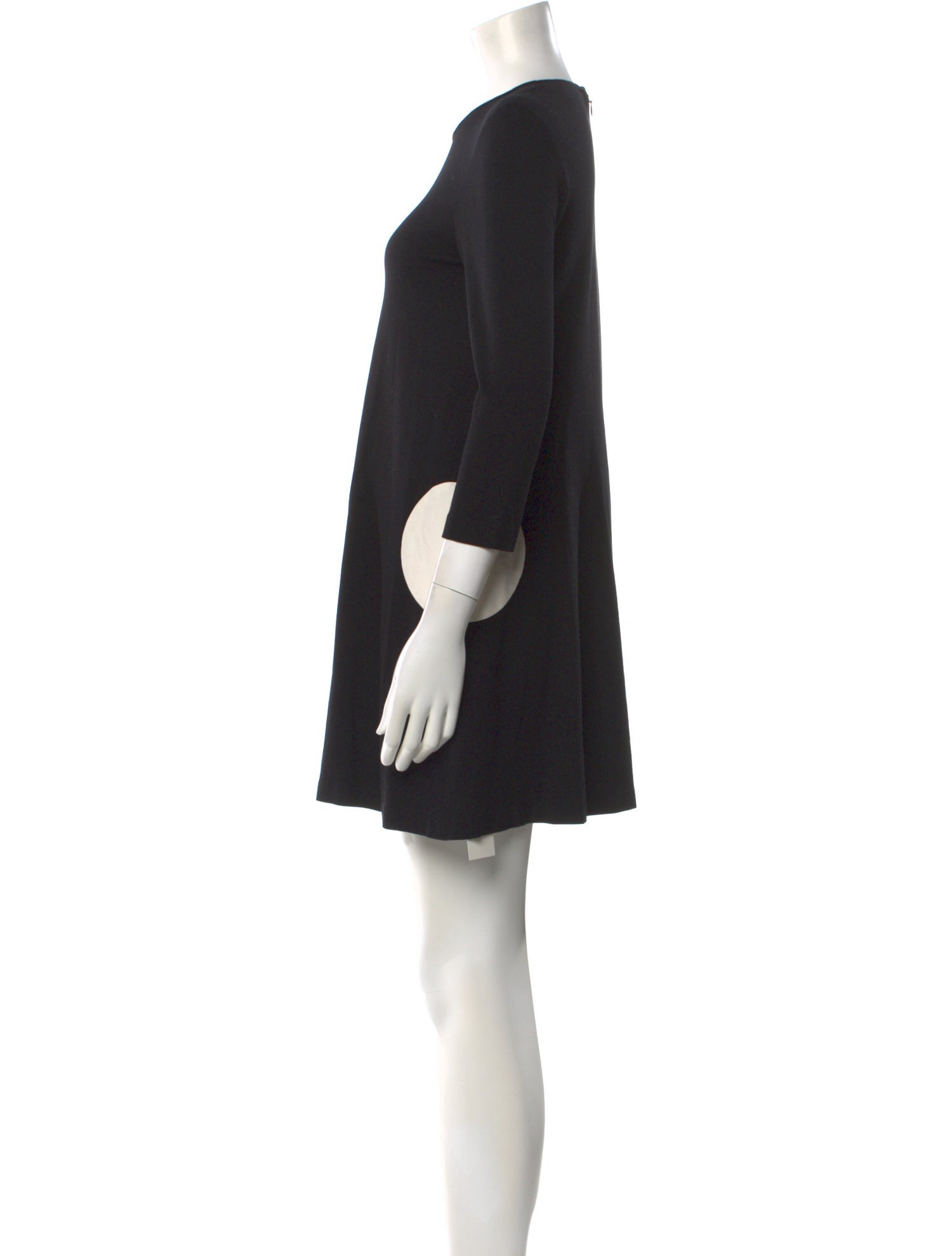 Lisa Perry Crew Neck Mini Dress