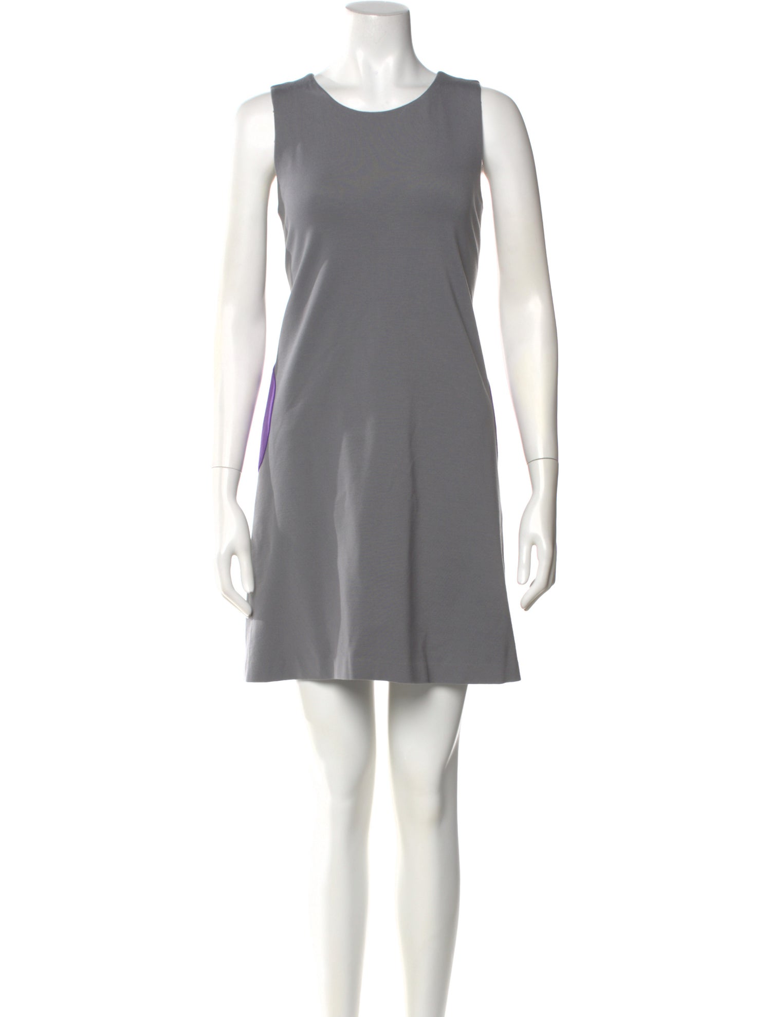 Lisa Perry Scoop Neck Mini Dress