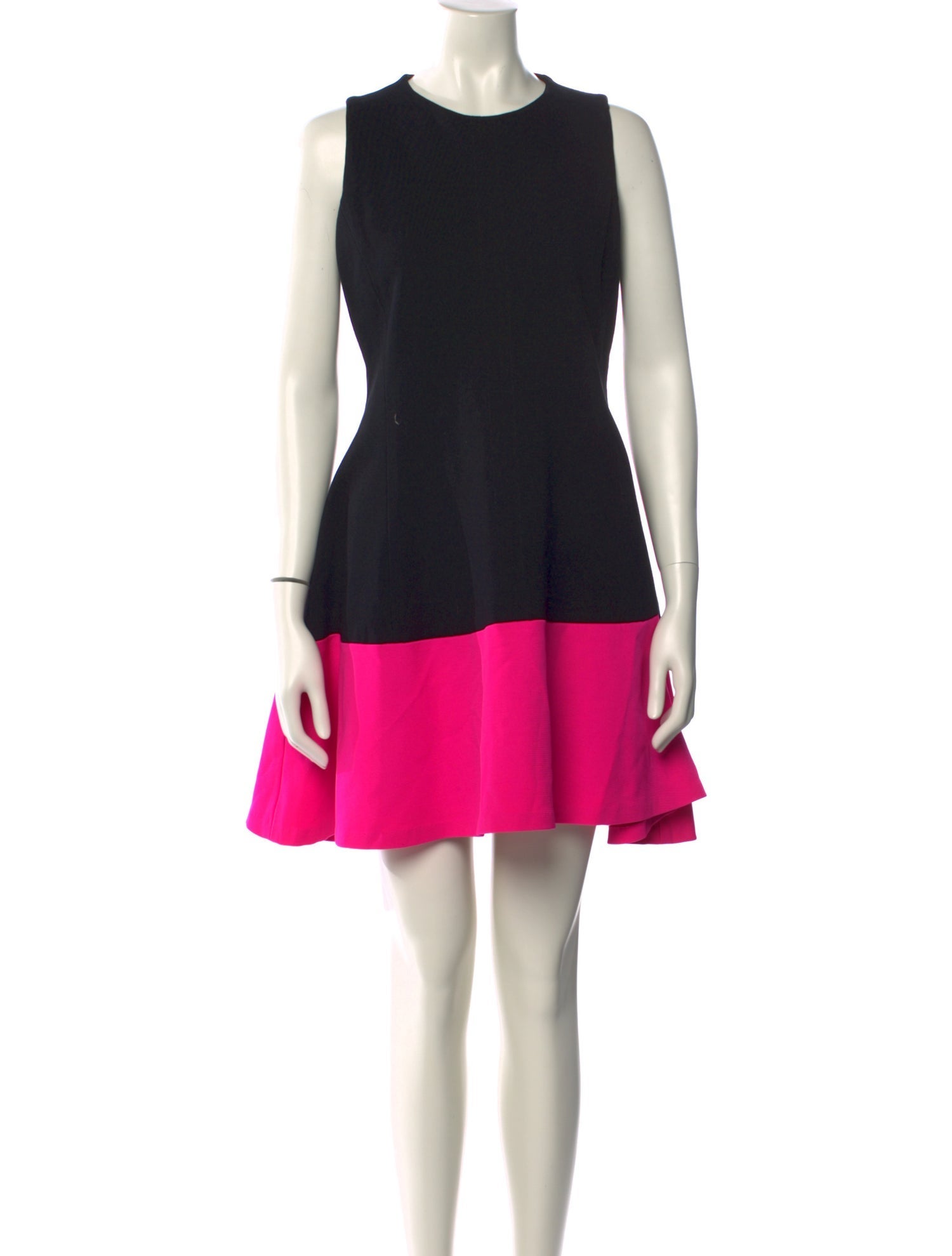Lisa Perry Crew Neck Mini Dress