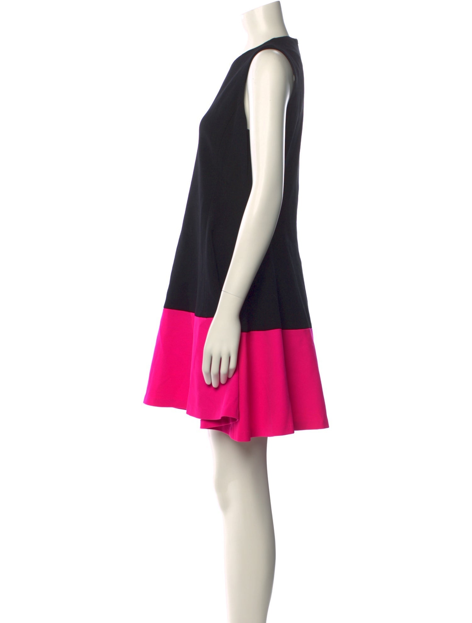 Lisa Perry Crew Neck Mini Dress