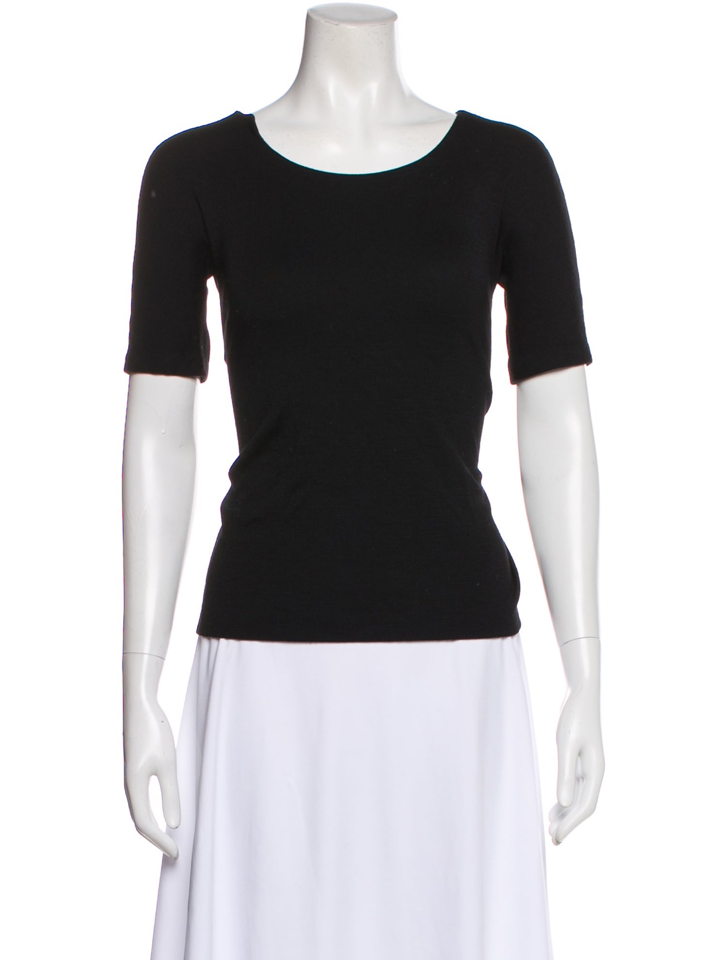 Lisa Perry Wool Crew Neck T-Shirt