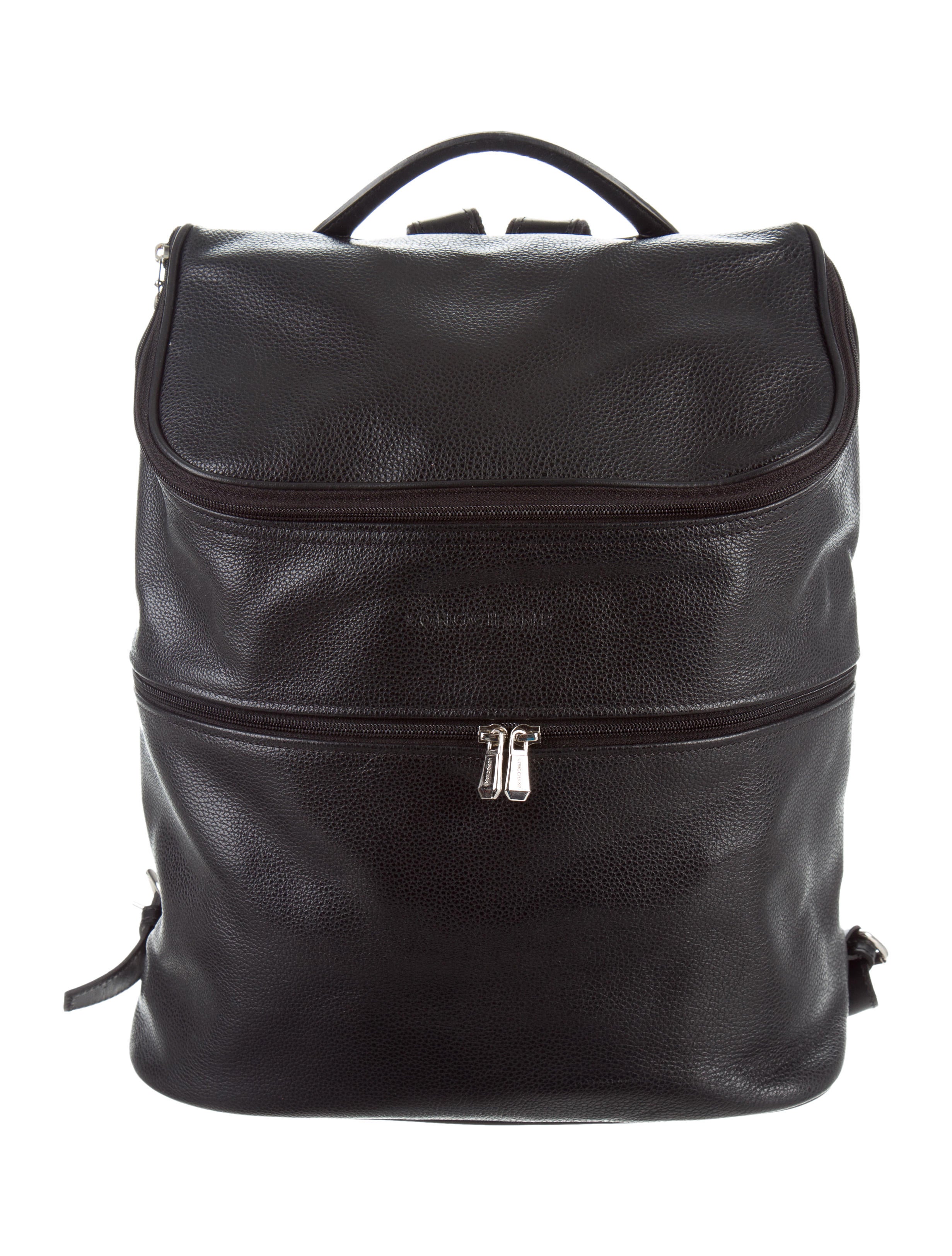 longchamp le foulonne leather backpack