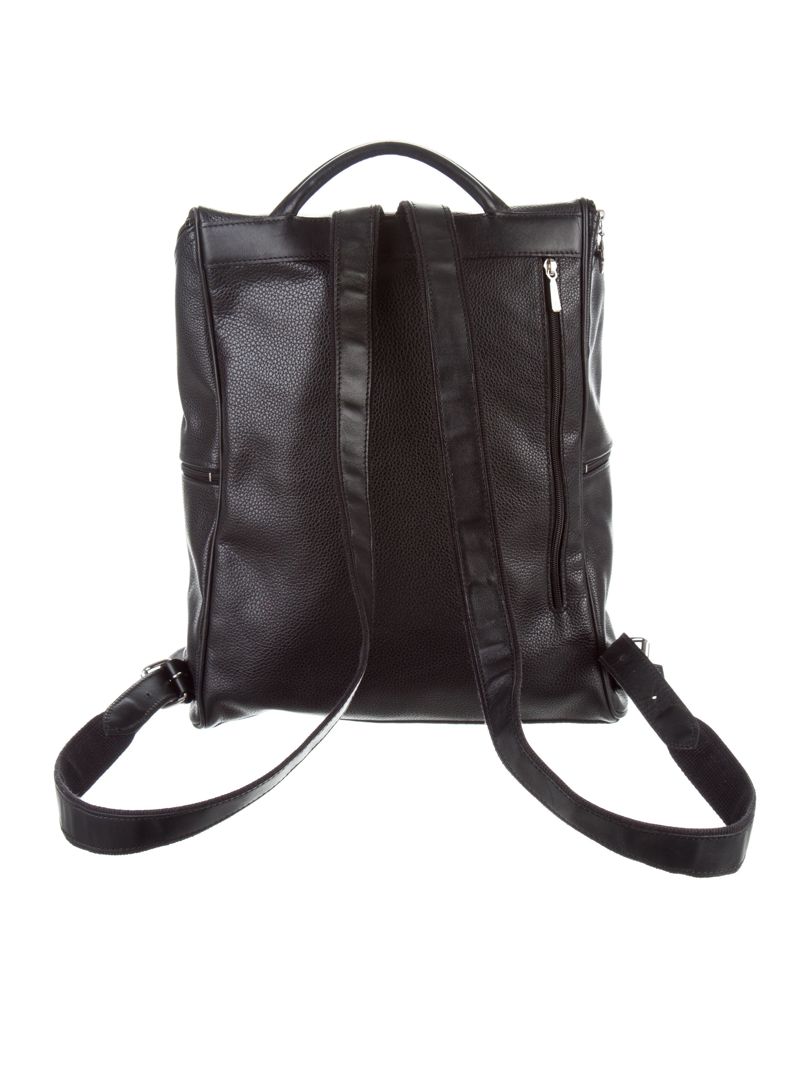 longchamp le foulonne leather backpack